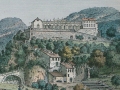 Aquarelle d'Albanis Beaumont vers 1787